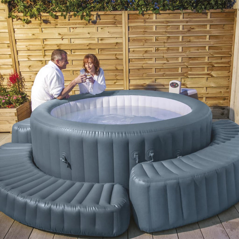 Afbeelding laden in galerijviewer, Bestway Lay-Z-Spa Omranding voor ronde spa's opblaasbaar
