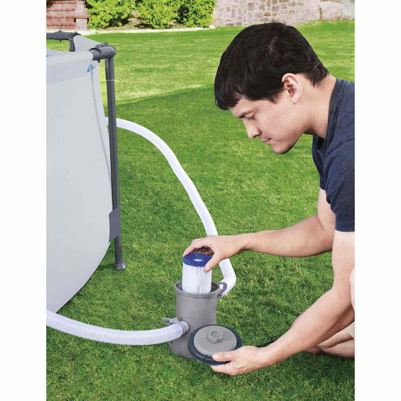 Afbeelding laden in galerijviewer, Bestway flowclear zwembadfilterpomp 1060 l
