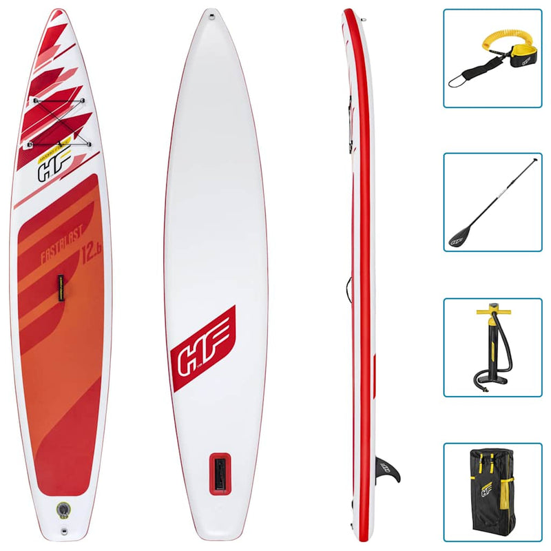 Afbeelding laden in galerijviewer, Bestway hydro-force sup fastblast tech set opblaasbaar 381x76x15 cm
