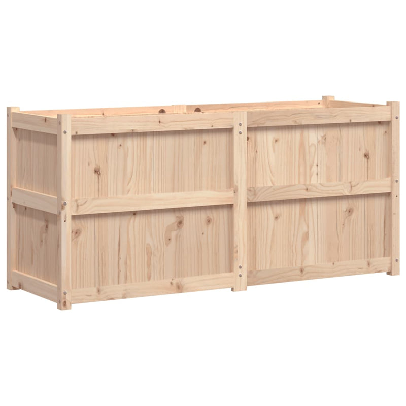 Afbeelding laden in galerijviewer, Vidaxl plantenbak 150x50x70 cm massief grenenhout
