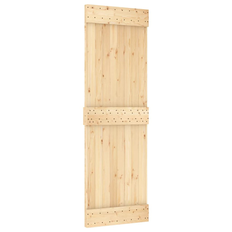 Afbeelding laden in galerijviewer, VidaXL Schuifdeur met beslag 70x210 cm massief grenenhout
