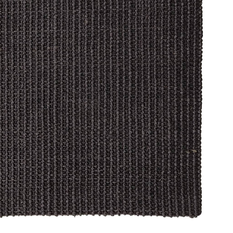 Afbeelding laden in galerijviewer, Vidaxl sisalmat voor krabpaal 80x300 cm zwart

