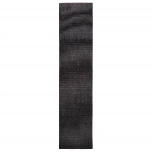 VidaXL Sisalmat voor krabpaal 80x350 cm zwart