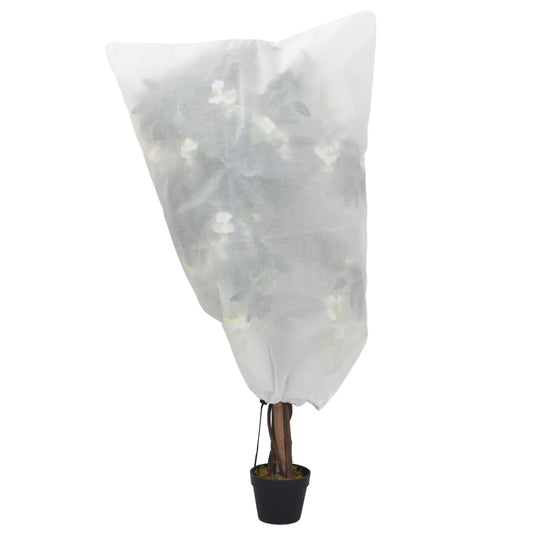 VidaXL Plantenhoezen met trekkoord 8 st 70 g m² 0,8x1,2 m