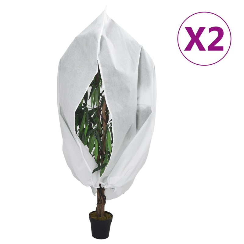 Afbeelding laden in galerijviewer, Vidaxl plantenhoezen met ritssluiting 2 st 70 g m² 3,93x3 m
