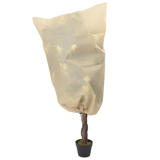 Vidaxl plantenhoezen met trekkoord 8 st 70 g m² 0,8x0,8 m