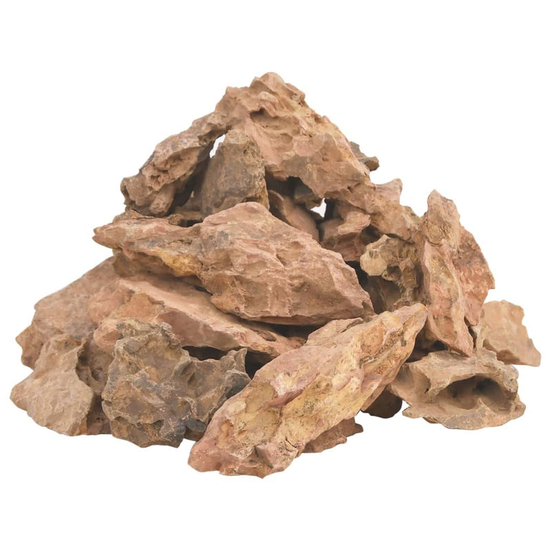 Afbeelding laden in galerijviewer, Vidaxl lavasteen 10 kg 1-10 cm bruin
