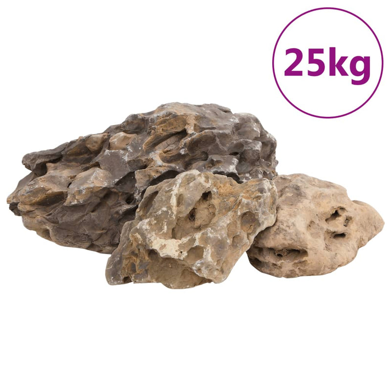 Afbeelding laden in galerijviewer, Vidaxl drakenstenen 25 kg 10-40 cm grijs
