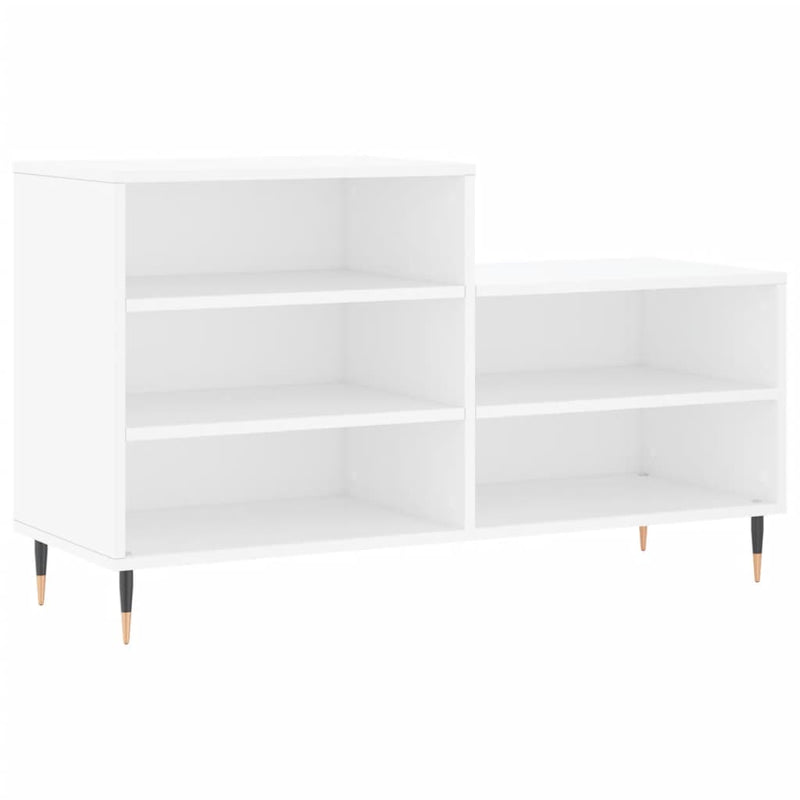 Afbeelding laden in galerijviewer, Vidaxl schoenenkast 102x36x60 cm bewerkt hout wit

