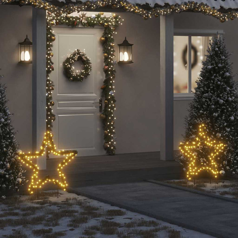 Afbeelding laden in galerijviewer, Vidaxl kerstverlichting met ster 115 led's 85 cm
