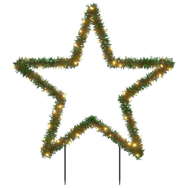 Afbeelding laden in galerijviewer, Vidaxl kerstverlichting ster met grondpinnen 80 led's 60 cm

