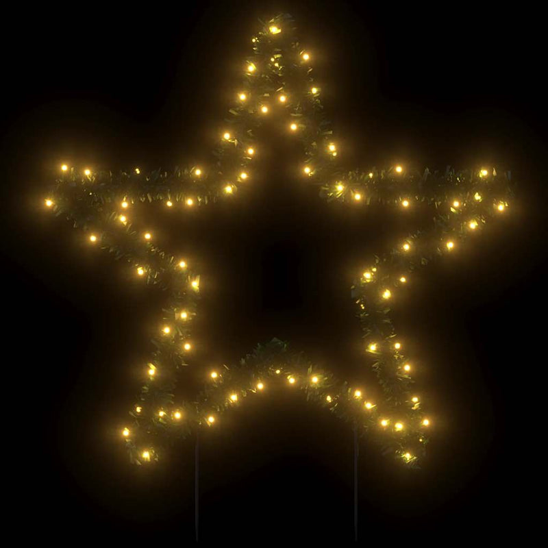 Afbeelding laden in galerijviewer, Vidaxl kerstverlichting ster met grondpinnen 80 led's 60 cm
