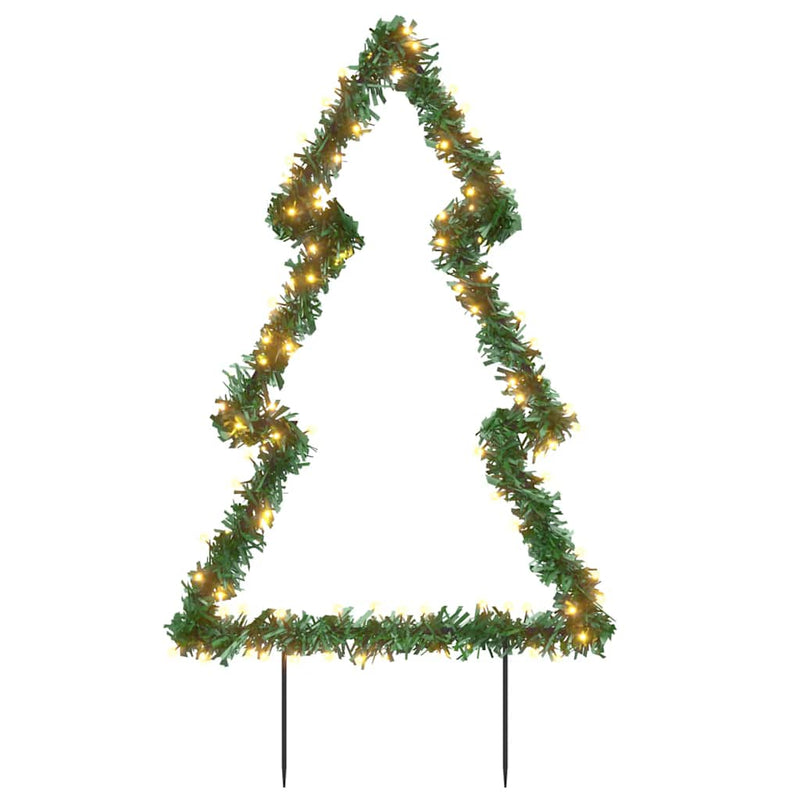 Afbeelding laden in galerijviewer, Vidaxl kerstverlichting met grondpinnen boom 115 led's 90 cm
