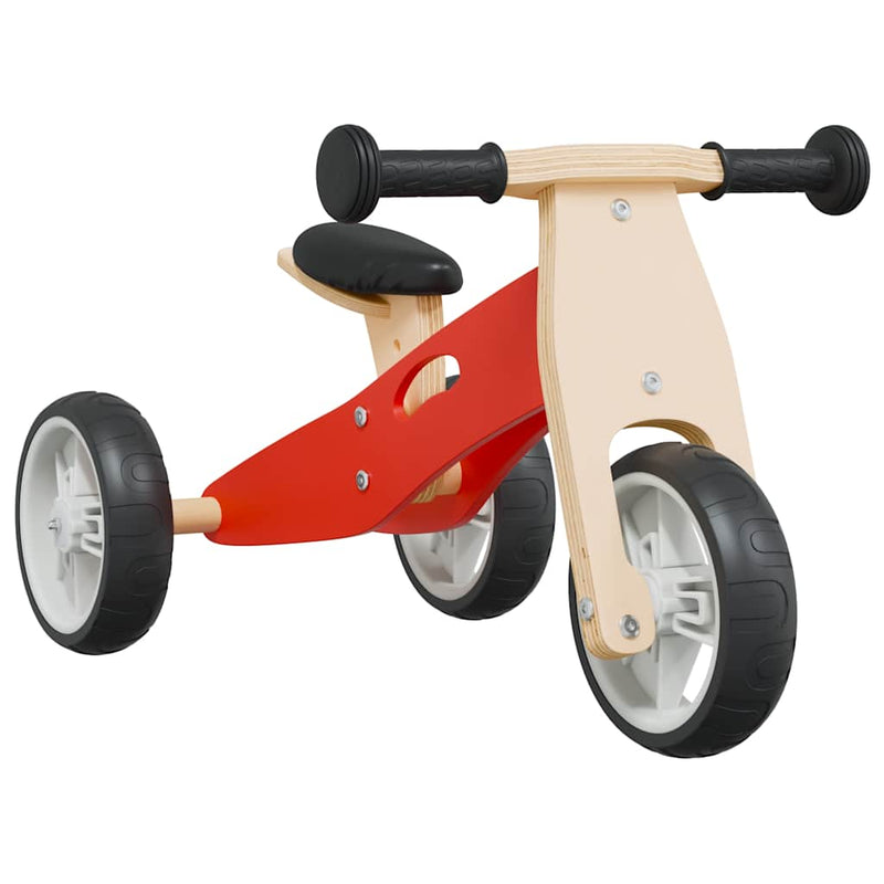 Afbeelding laden in galerijviewer, Vidaxl loopfiets voor kinderen 2-in-1 rood

