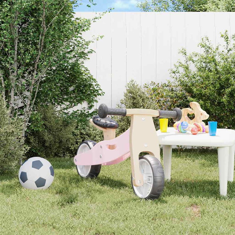 Afbeelding laden in galerijviewer, Vidaxl loopfiets voor kinderen 2-in-1 roze

