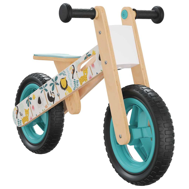 Afbeelding laden in galerijviewer, Vidaxl loopfiets voor kinderen blauw met print
