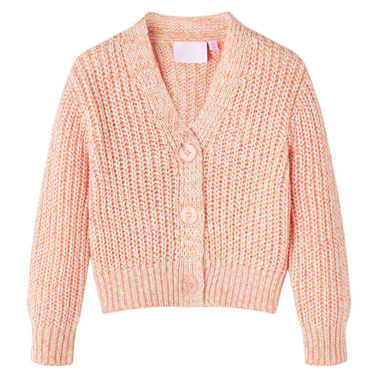 VidaXL Kindervest gebreid 92 gemengd roze