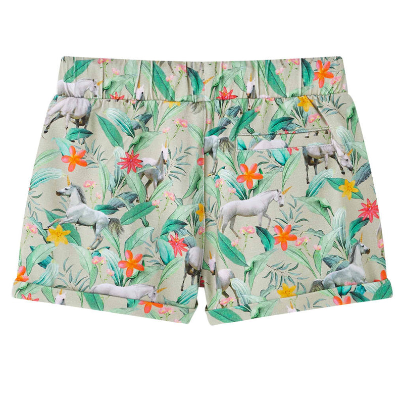 Afbeelding laden in galerijviewer, VidaXL Kindershorts met trekkoord 92 lichtkaki
