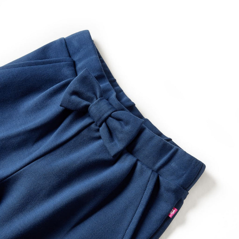 Afbeelding laden in galerijviewer, Vidaxl kinderbroek met wijde pijpen 128 marineblauw
