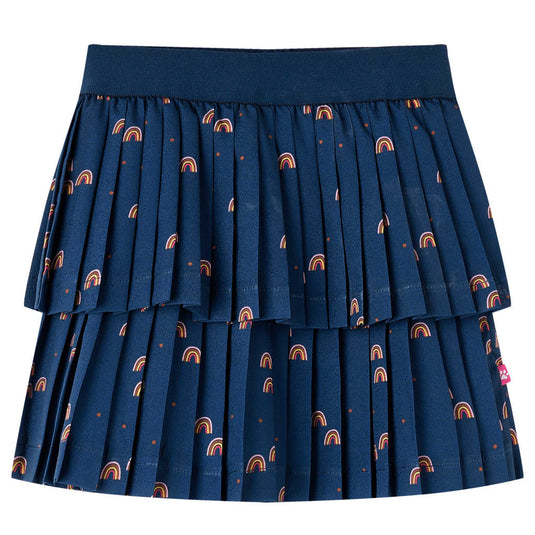 Vidaxl kinderrokje 128 marineblauw