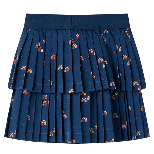 Vidaxl kinderrokje 128 marineblauw