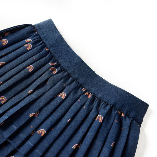 Vidaxl kinderrokje 128 marineblauw