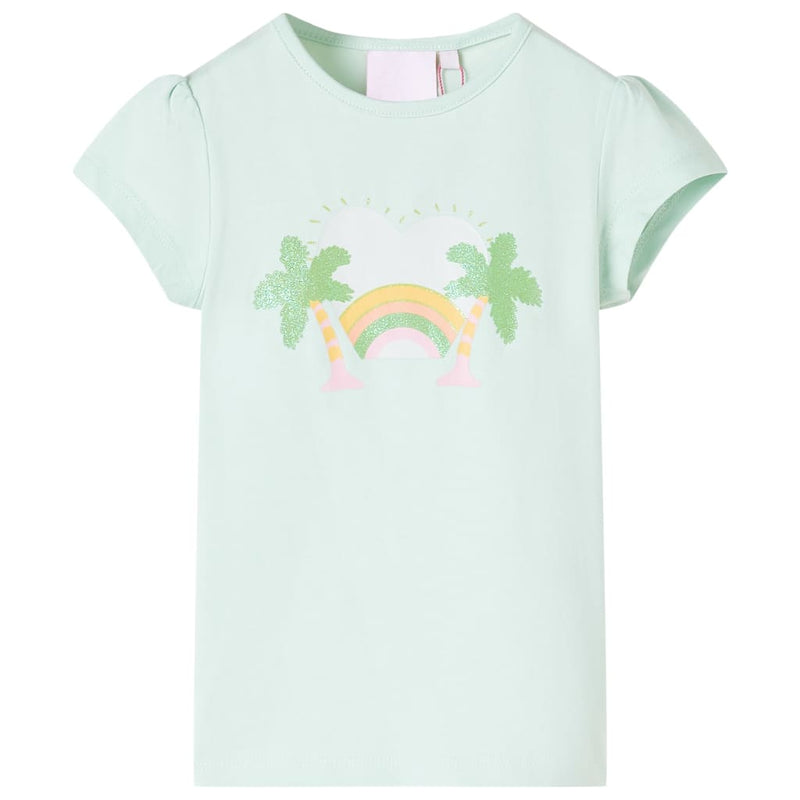 Afbeelding laden in galerijviewer, Vidaxl kindershirt 116 lichtmint
