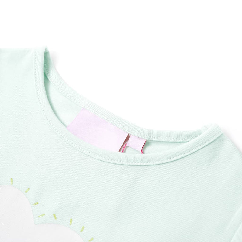 Afbeelding laden in galerijviewer, Vidaxl kindershirt 128 lichtmint
