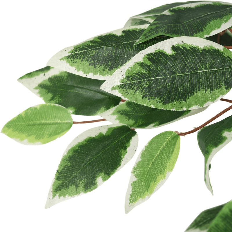 Afbeelding laden in galerijviewer, Vidaxl kunstplant ficus 630 bladeren 120 cm groen
