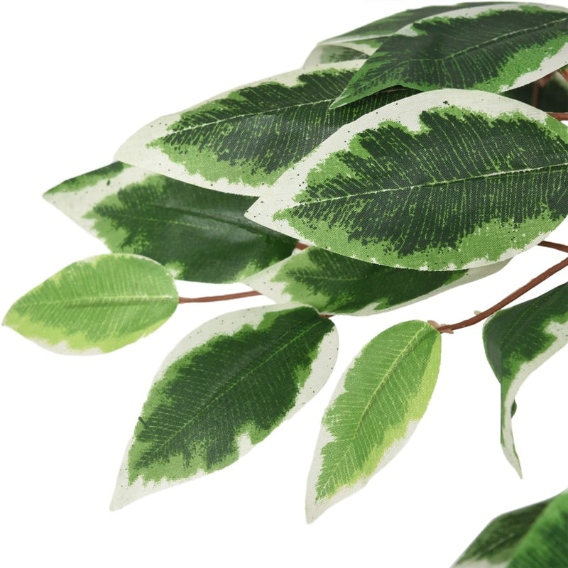 Afbeelding laden in galerijviewer, Vidaxl kunstplant ficus 1008 bladeren 180 cm groen
