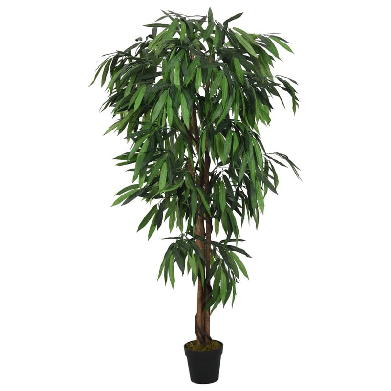 Afbeelding laden in galerijviewer, Vidaxl kunstplant mangoboom 1050 bladeren 200 cm groen
