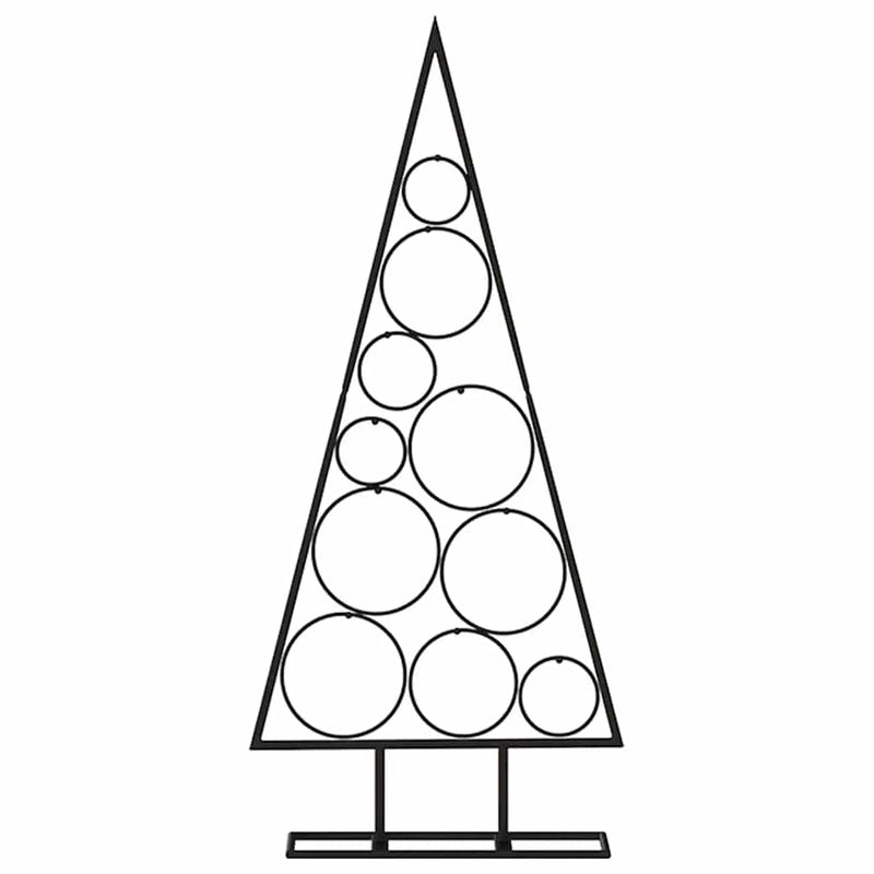Afbeelding laden in galerijviewer, Vidaxl kerstdecoratie kerstboom 90 cm metaal zwart
