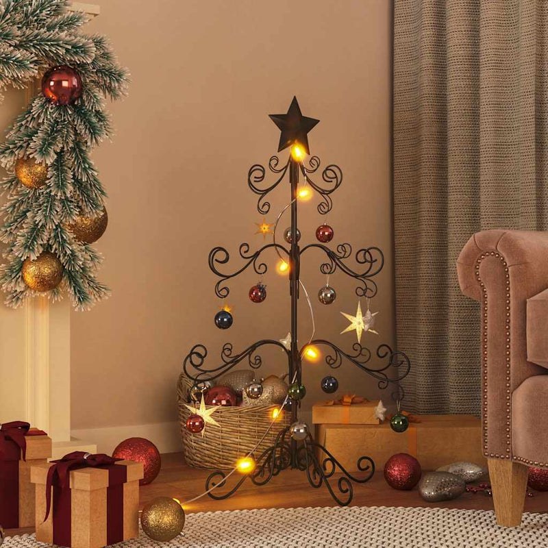 Afbeelding laden in galerijviewer, Vidaxl metalen kerstboom poedercoating staal zwart
