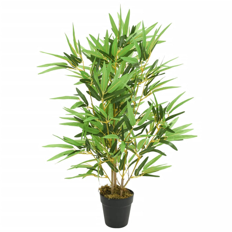 Afbeelding laden in galerijviewer, Vidaxl kunstplant bamboe 368 bladeren 80 cm groen

