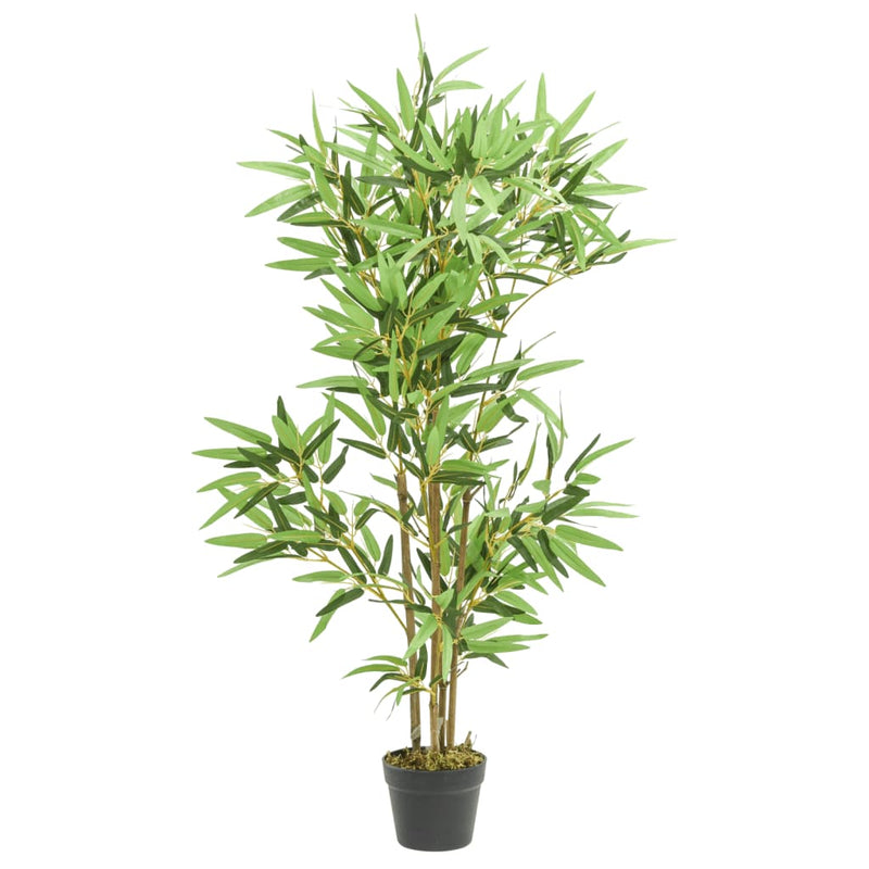 Afbeelding laden in galerijviewer, Vidaxl kunstplant bamboe 552 bladeren 120 cm groen
