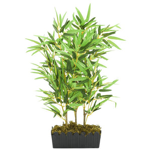 Vidaxl kunstplant bamboe 500 bladeren 80 cm groen