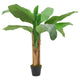 Vidaxl kunstplant bananenboom 9 bladeren 120 cm groen