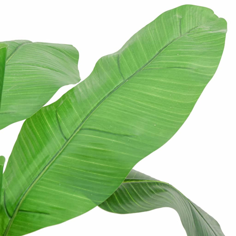 Afbeelding laden in galerijviewer, Vidaxl kunstplant bananenboom 9 bladeren 120 cm groen
