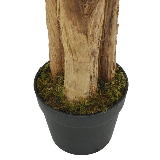 Vidaxl kunstplant bananenboom 9 bladeren 120 cm groen