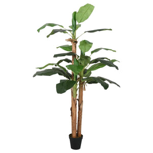 Vidaxl kunstplant bananenboom 19 bladeren 180 cm groen