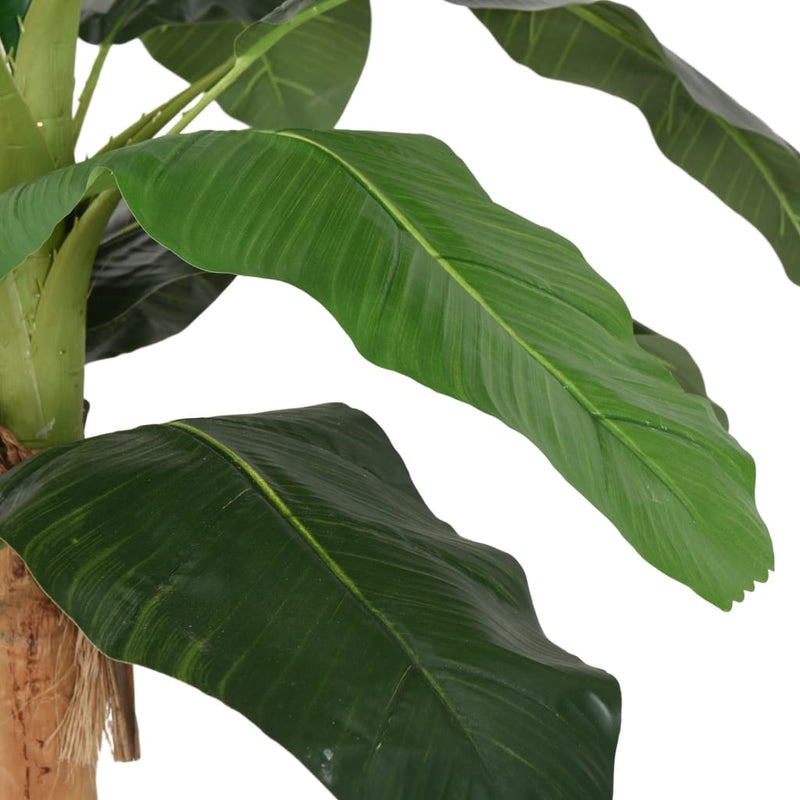 Afbeelding laden in galerijviewer, Vidaxl kunstplant bananenboom 19 bladeren 180 cm groen
