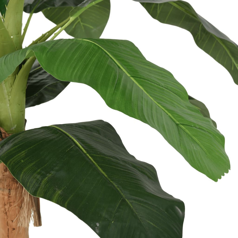 Afbeelding laden in galerijviewer, Vidaxl kunstplant bananenboom 22 bladeren 200 cm groen
