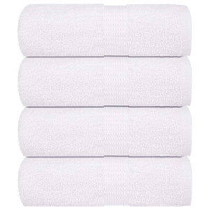 Vidaxl washandjes frogn 4 st 30x30 cm 360 g m² wit