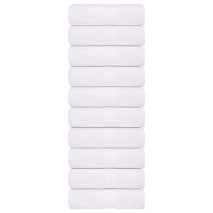 Vidaxl gastendoekjes frogn 10 st 30x50 cm 360 g m² wit