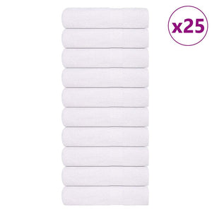 Vidaxl douchehanddoeken frogn 25 st 70x140 cm 360 g m² wit