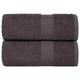 Vidaxl washandjes frogn 2 st 30x30 cm 360 g m² antraciet