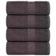 Vidaxl washandjes 4 stuks frogn antraciet 30x30 cm 100% katoen