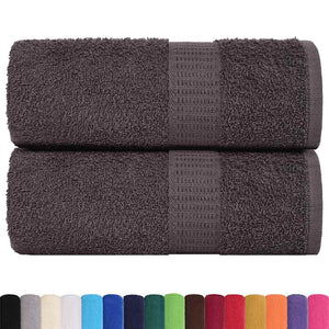 Vidaxl gastendoekjes frogn 2 st 30x50 cm 360 g m² antraciet