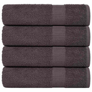 Vidaxl badhanddoeken frogn 4 st 100x150 cm 360 g m² antraciet