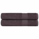 Vidaxl handdoeken frogn 2 st 100x200 cm 360 g m² antraciet